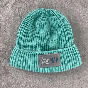 Love Your Melon Miami Dolphins Beanie Womens One Size Teal Knit Hat USA NFL